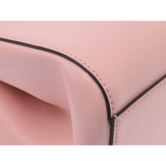 Gucci Bamboo Nim Fair Handbag Pink Leather Strap - Picture 5 of 9